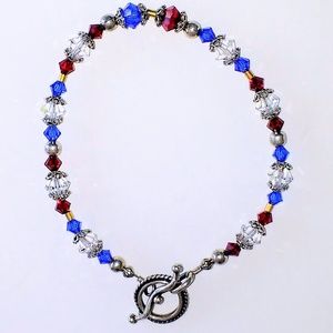 Patriotic Beaded Bracelet